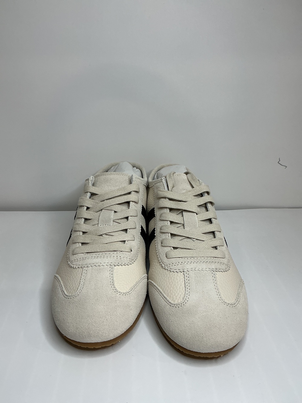 Italian Leather & Suede Low Profile Sneaker